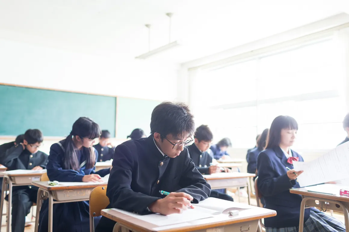 中学生の授業風景